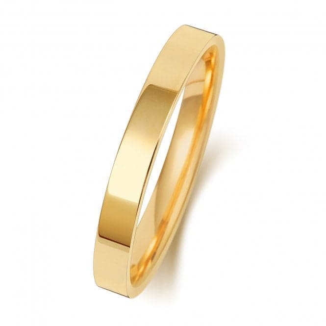 18K Flat Court 2.5mm - 1.7 Wedding Ring WQ122H/IWedding BandsWQ122H/J