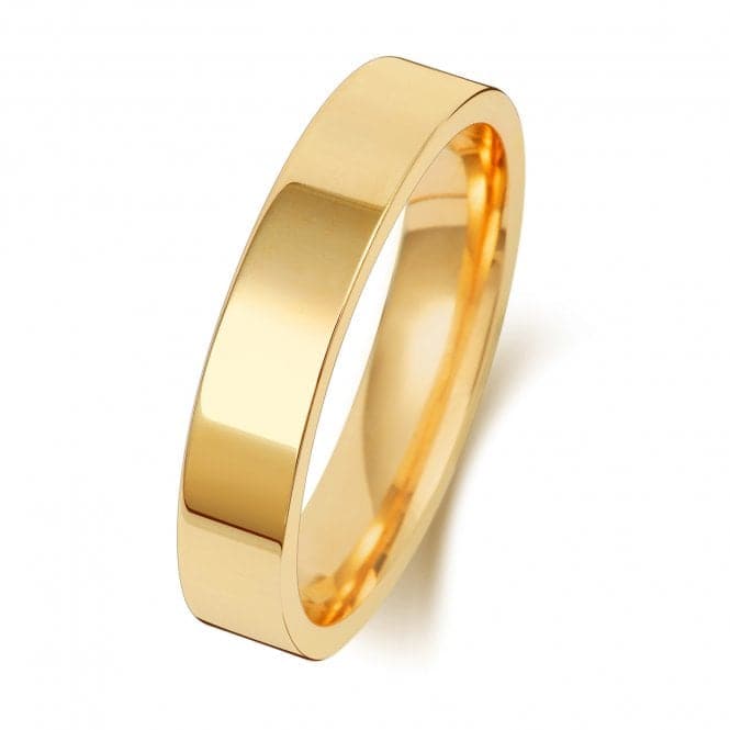 18K Flat Court 4mm - 1.45 Wedding Ring WQ124MWedding BandsWQ124M/J