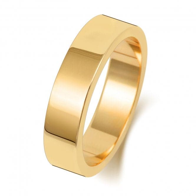 18K Flat Flat 5 mm - 1.45 Wedding Ring WQ175MWedding BandsWQ175M/M