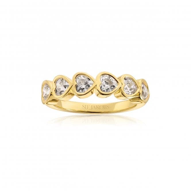 18k Gold Plated Amorino Ring SJ - R2494 - CZ - YGSif JakobsSJ - R2494 - CZ - YG - 50