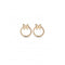 18K Gold Plated Butterfly Detachable Hoop Earrings PEN0926ORO000UNOde50PEN0926ORO000