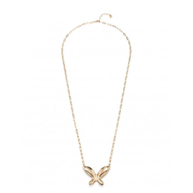 18K Gold Plated Butterfly Wings Necklace COL1860ORO000UNOde50COL1860ORO000