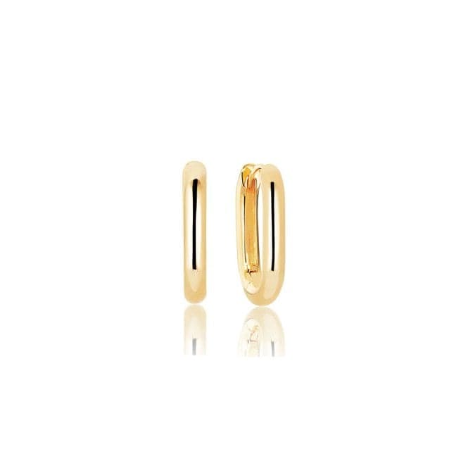 18k Gold Plated Capri Medio Pianura Earrings SJ - E62010 - SGSif JakobsSJ - E62010 - SG