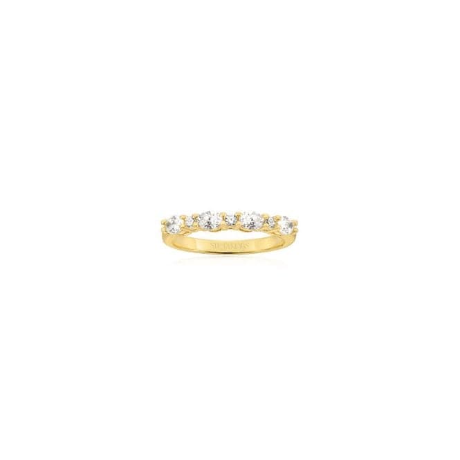 18k gold plated Ellera Ovale Ring SJ - R2416 - CZ - YGSif JakobsSJ - R2416 - CZ - YG - 50