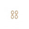 18K Gold Plated Groovy Earrings PEN0931ORO000UNOde50PEN0931ORO000