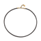 18k Gold Plated Hazte Black Necklace COL1975ORO0000UUNOde50COL1975ORO0000U