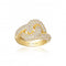 18k Gold Plated Imperia Ring SJ - R10752 - CZ - YGSif JakobsSJ - R10752 - CZ - YG - 50