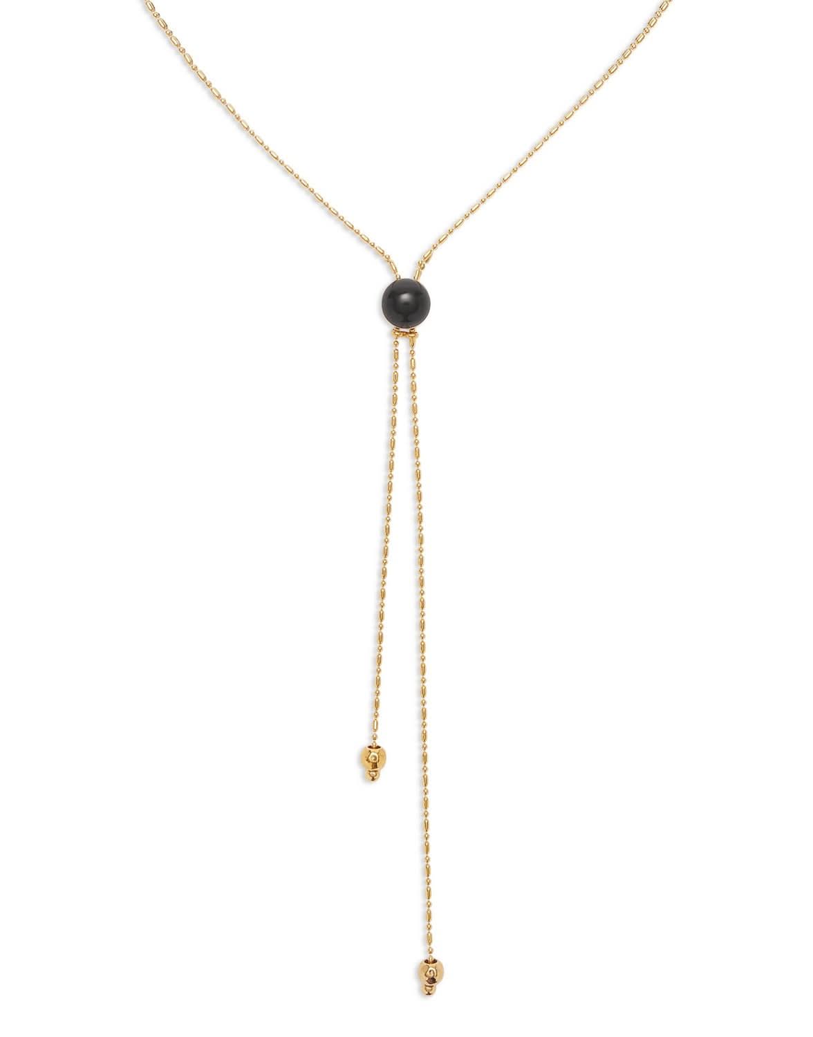 18k Gold Plated Plated Ser Fascinante Black Pendant COL2004NGRORO0UUNOde50COL2004NGRORO0U