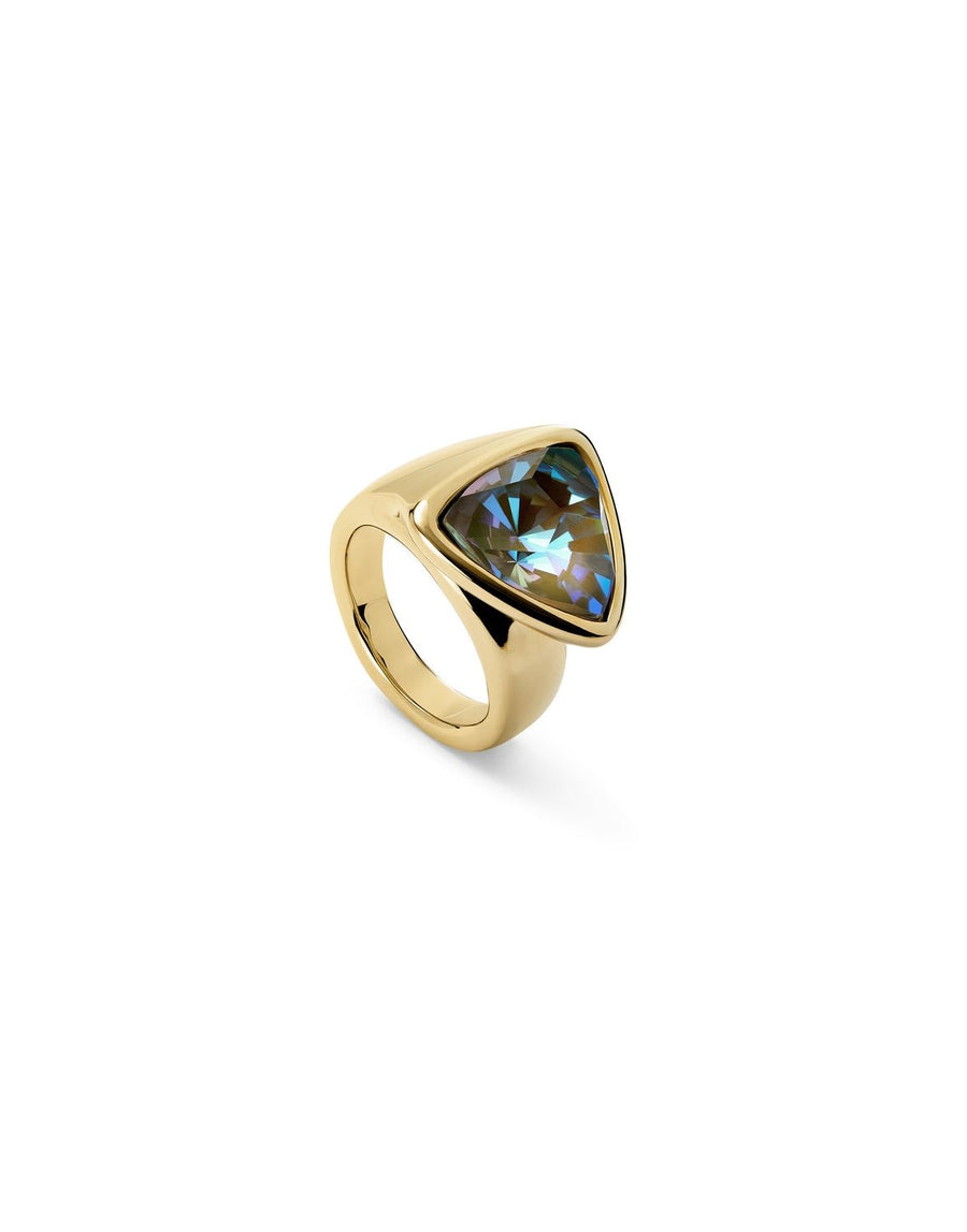 18k Gold Plated Ser Camaleonica Multicoloured Ring ANI0833MCLOROUNOde50ANI0833MCLORO12