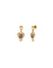 18k Gold Plated Ser Expresiva Black Earrings PEN0997NGRORO0UUNOde50PEN0997NGRORO0U