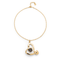 18k Gold Plated Ser Expresiva Black Pendant Necklace COL1989NGRORO0UUNOde50COL1989NGRORO0U