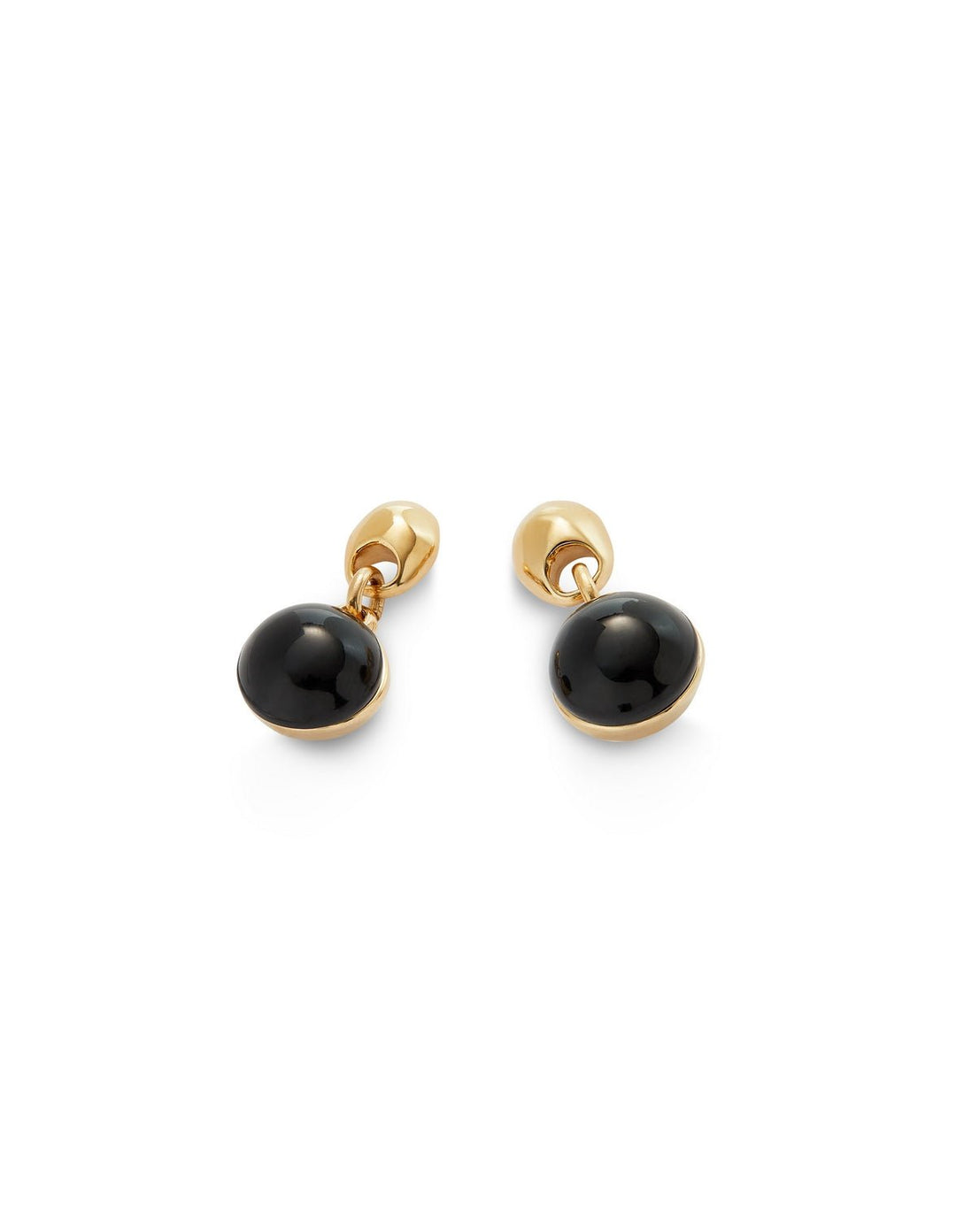 18k Gold Plated Ser Fascinante Black Earrings PEN0995NGRORO0UUNOde50PEN0995NGRORO0U