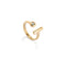 18k Gold Plated Ser Indomable White Ring ANI0817BLNOROUNOde50ANI0817BLNORO12