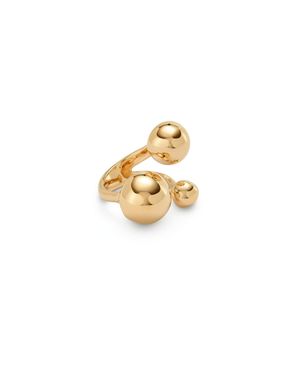 18k Gold Plated Ser Intrepida Gold Ring ANI0843ORO000UNOde50ANI0843ORO00012