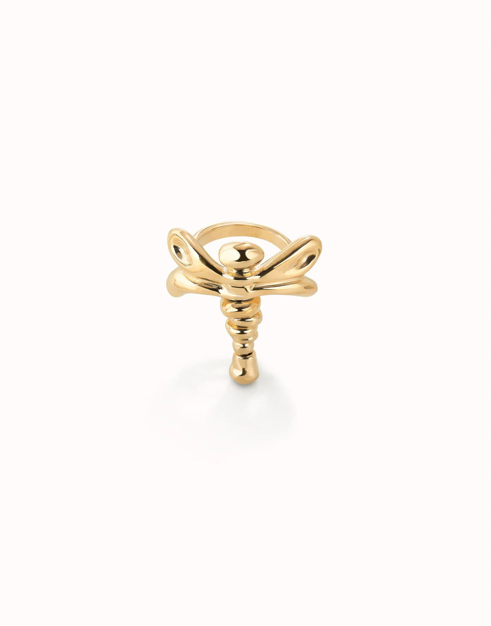 18k Gold Plated Ser Rebelde Gold Ring ANI0820ORO000UNOde50ANI0820ORO00012