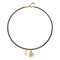 18k Gold Plated Ser Unico Brown Charm Necklace COL2014MARORO0UUNOde50COL2014MARORO0U