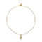 18k Gold Plated Ser Unico Turquoise Charm Necklace COL2016TQSORO0UUNOde50COL2016TQSORO0U