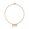 18k Gold Plated Ser Unico White Charm Necklace COL2017BPLORO0UUNOde50COL2017BPLORO0U
