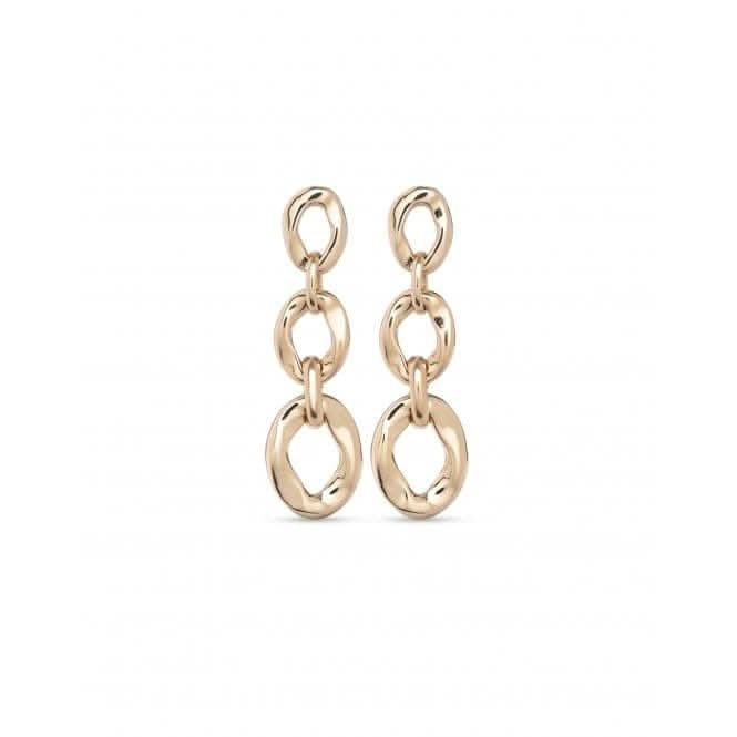 18K Gold Plated YOLO Earrings PEN0919ORO000UNOde50PEN0919ORO000