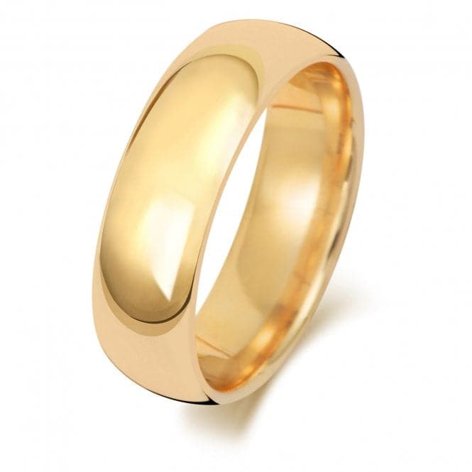 18K Trad Court 6mm - 1.25 Wedding Ring WQ166LWedding BandsWQ166L/M