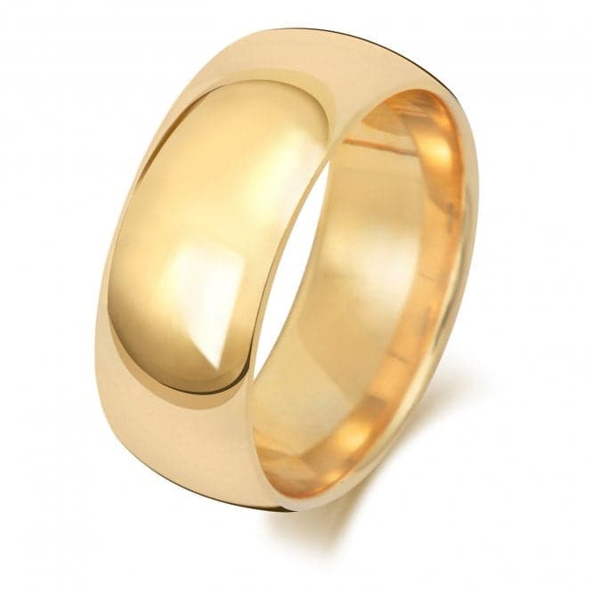 18K Trad Court 8mm - 1.25 Wedding Ring WQ168LWedding BandsWQ168L/J