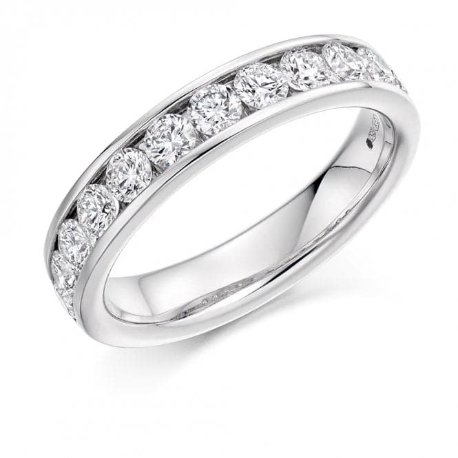 1ct Round Brilliant 4.1mm Half Eternity RingThe Harmony CollectionHET2619 - 1H