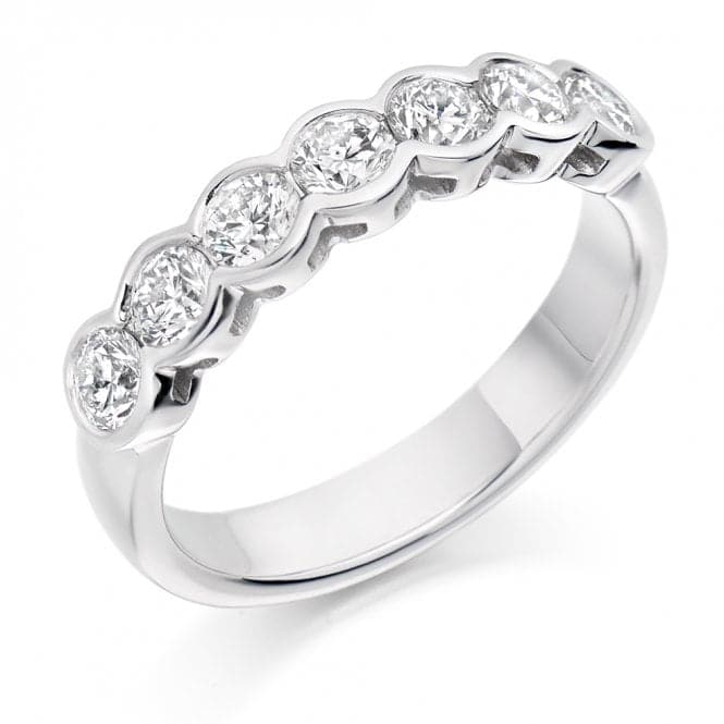 1ct Round Brilliant 4.2mm Half Eternity RingThe Harmony CollectionHET2390 - 1H