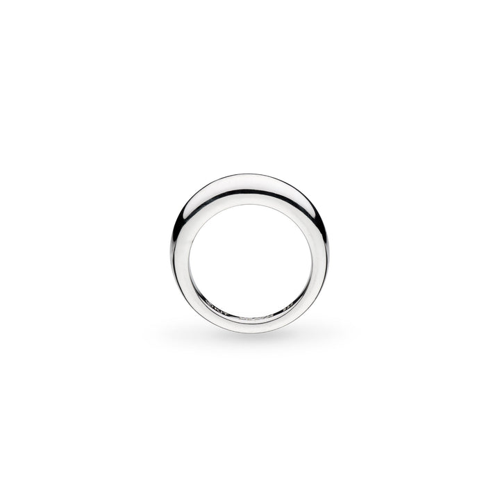 Kit Heath Coast Pebble Smooth Rhodium Plated Ring 20151RP