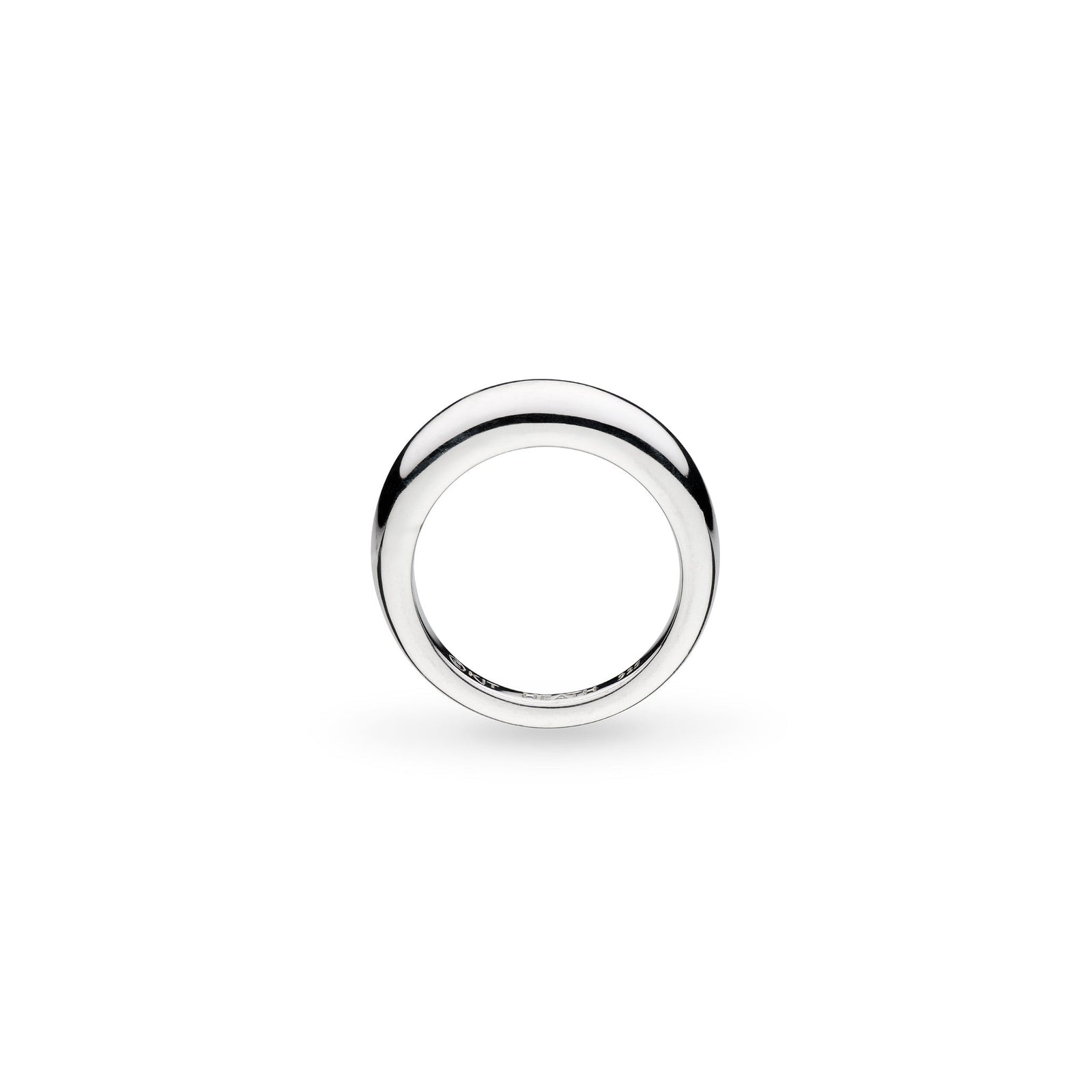 Kit Heath Coast Pebble Smooth Rhodium Plated Ring 20151RP