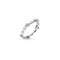 Kit Heath Blossom Flyte Honey Flower Rhodium Plated Narrow Band Ring 20330RP