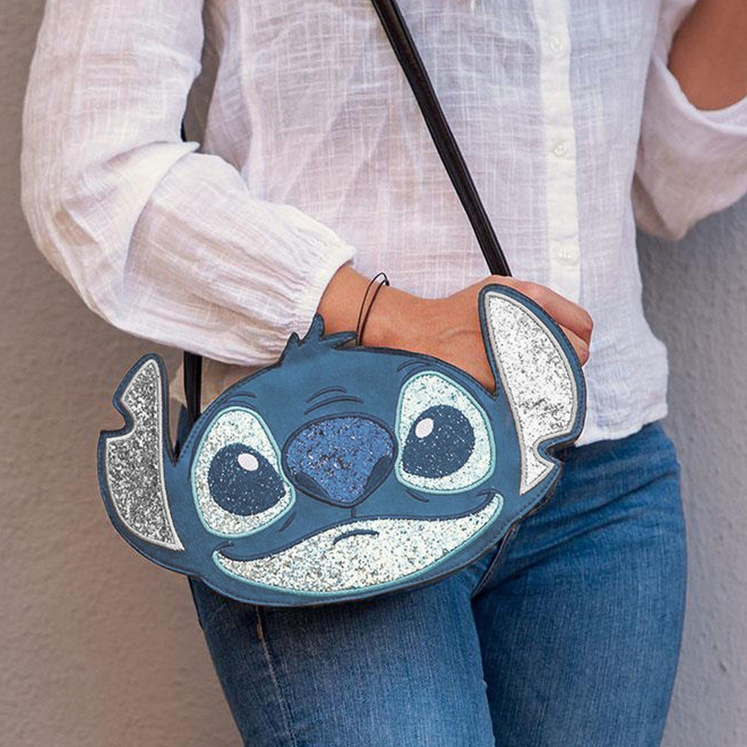 Disney Faux-Leather Stitch Blue Bag 2100002809