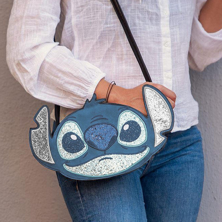 Disney Faux-Leather Stitch Blue Bag 2100002809