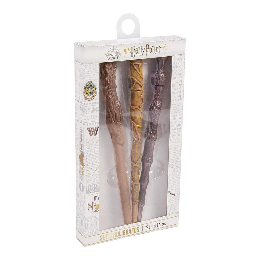 Harry Potter 3 Wand Design Pens Set 2100003341