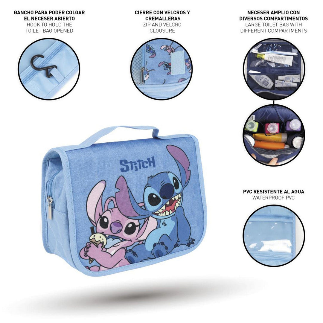 Disney Toiletry Toiletbag Stitch Blue Bag 2100003763