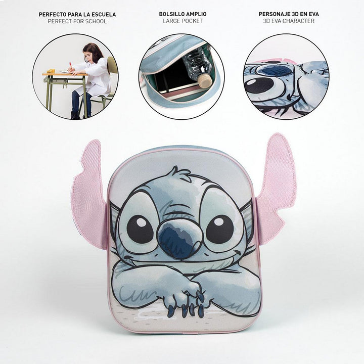 Disney Kids 3D Applications Stitch Backpack 2100005076