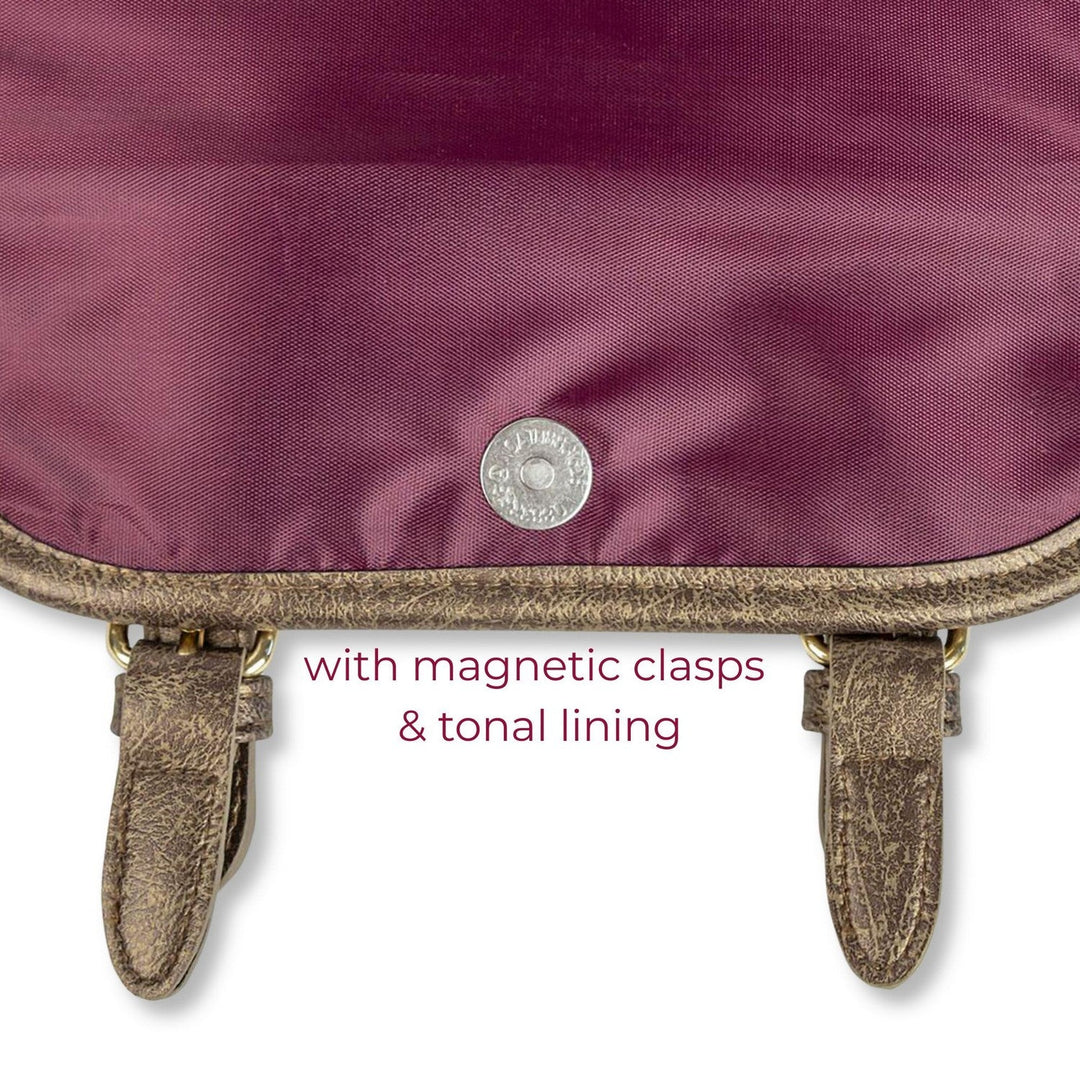 Harry Potter Casual Fashion Faux-Leather Orange Backpack 2100005187