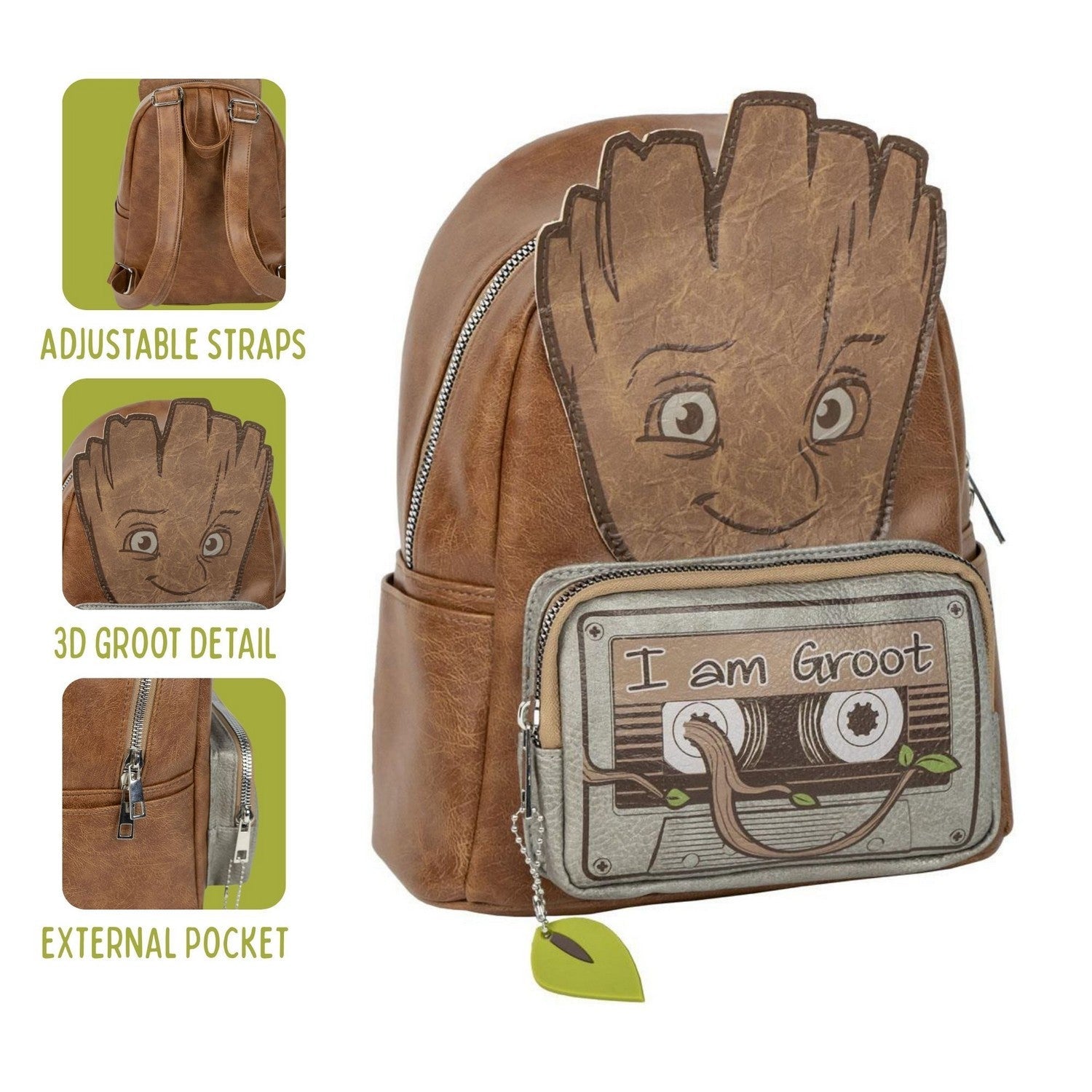 Marvel Casual Fashion Applications Gg Orange Backpack 2100005188