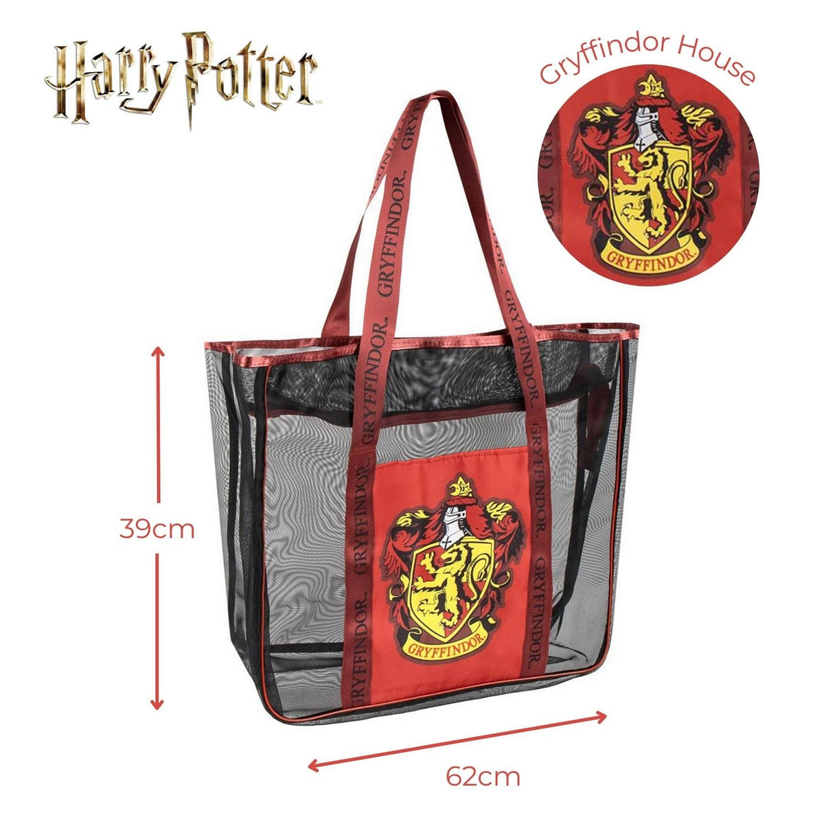 Harry Potter Beach Premium Gryffindor Red Bag 2100005810