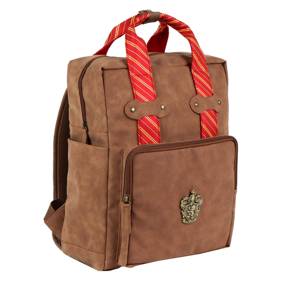 Harry Potter Faux Leather Gryffindor Orange Backpack 2100005926