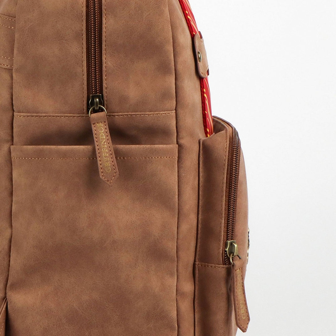 Harry Potter Faux Leather Gryffindor Orange Backpack 2100005926