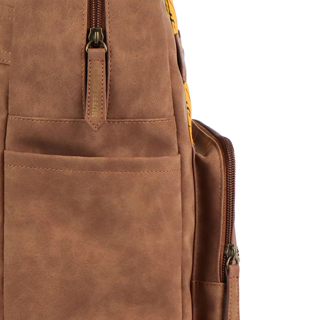 Harry Potter Faux Leather Hufflepuff Orange Backpack 2100005928