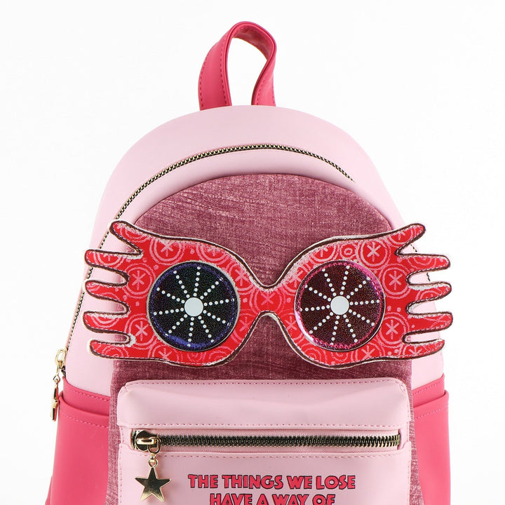Harry Potter Casual Fashion Faux-Leather Luna Lovegood Red Backpack 2100005930