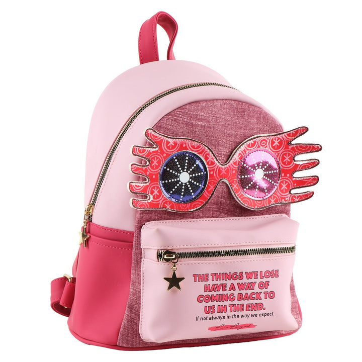 Harry Potter Casual Fashion Faux-Leather Luna Lovegood Red Backpack 2100005930