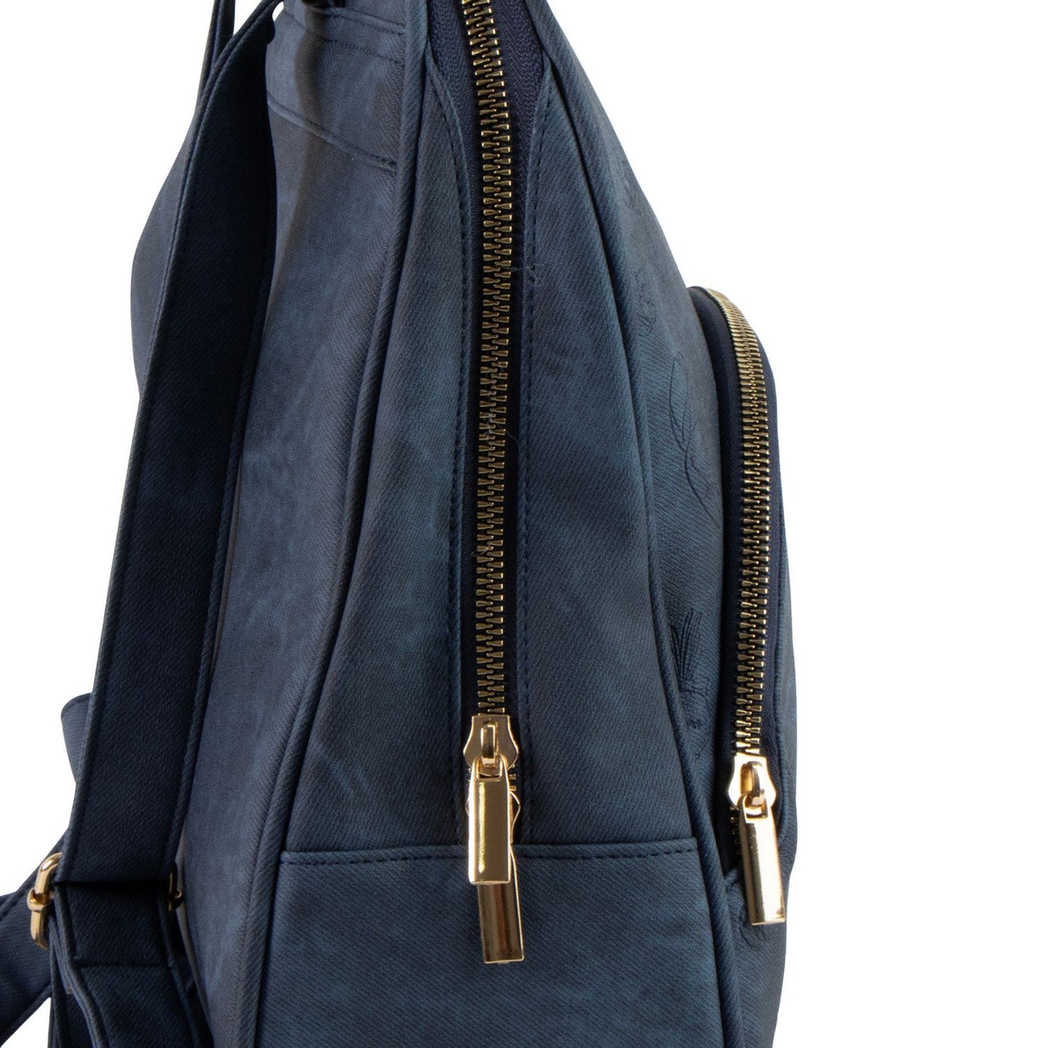 Disney Stitch Casual Fashion Faux-Leather Si Blue Backpack 2100005933