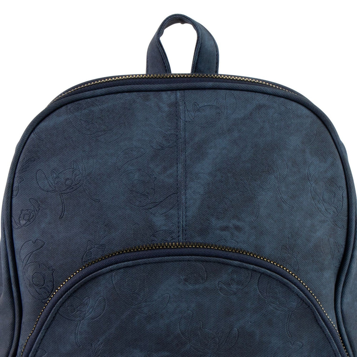 Disney Stitch Casual Fashion Faux-Leather Si Blue Backpack 2100005933