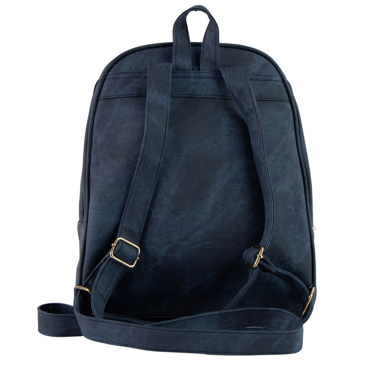 Disney Stitch Casual Fashion Faux-Leather Si Blue Backpack 2100005933