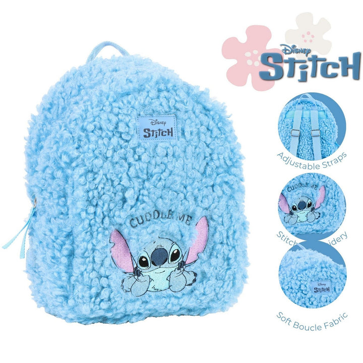 Disney Fleece Stitch Turquoise Backpack 2100005934