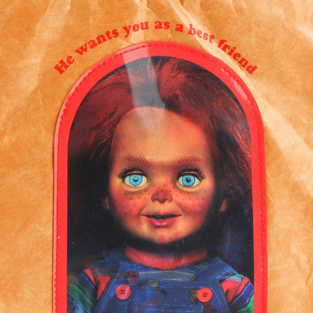 Collectable Casual Fashion Faux Leather Chucky Red Backpack 2100005939