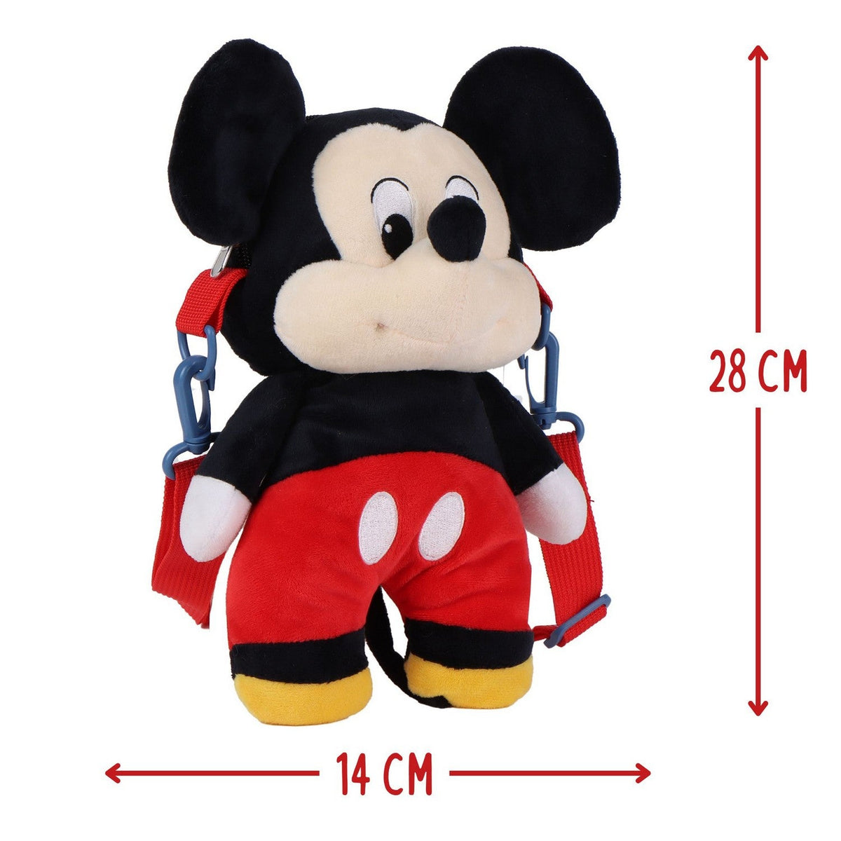 Disney Mickey & Minnie Mouse Plush Red Bag 2100006274
