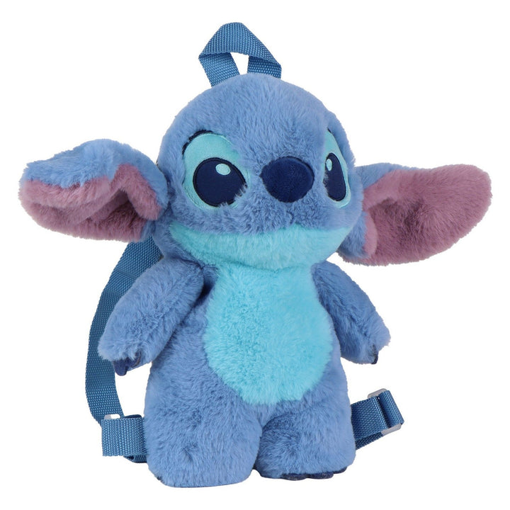 Disney Kids Character Plush Stitch Blue Backpack 2100006277